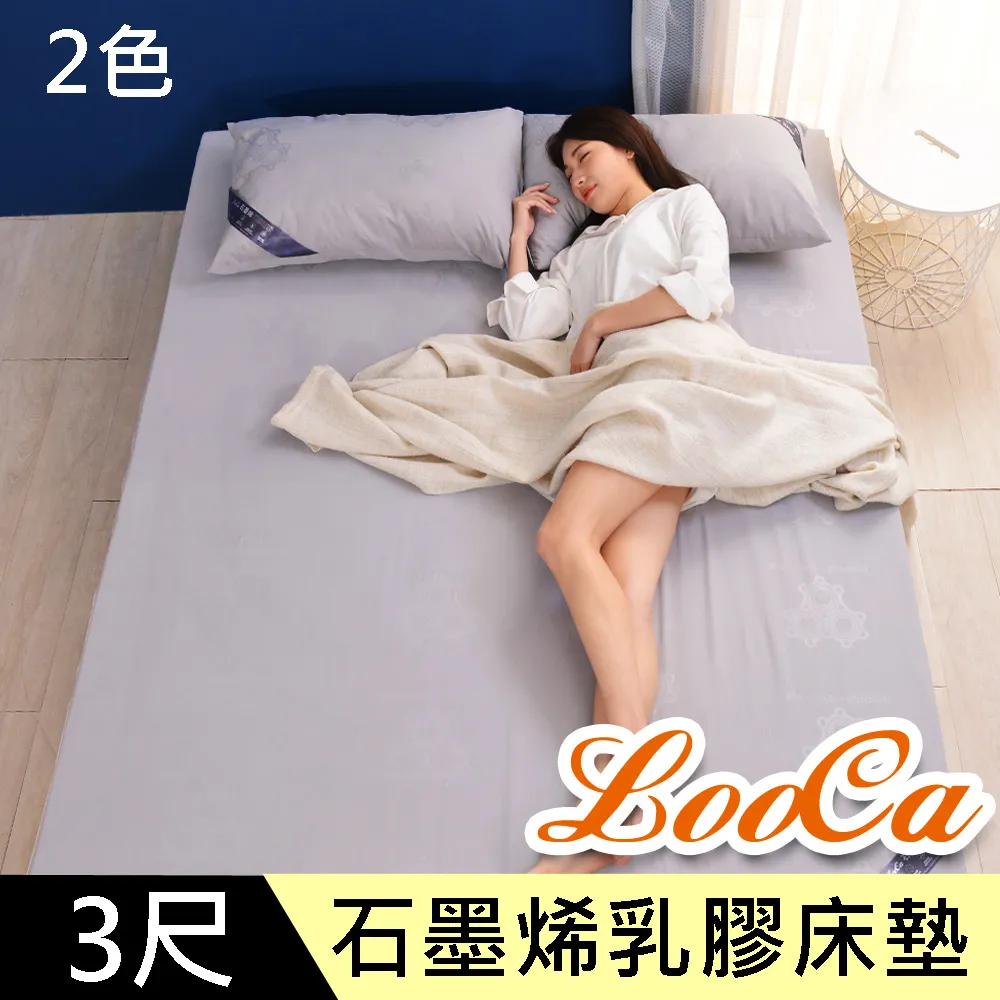 LooCa 石墨烯遠紅外線+5cm厚乳膠硬式獨立筒床墊 國民阿嬤 王滿嬌代言 歷史價格詳細信息