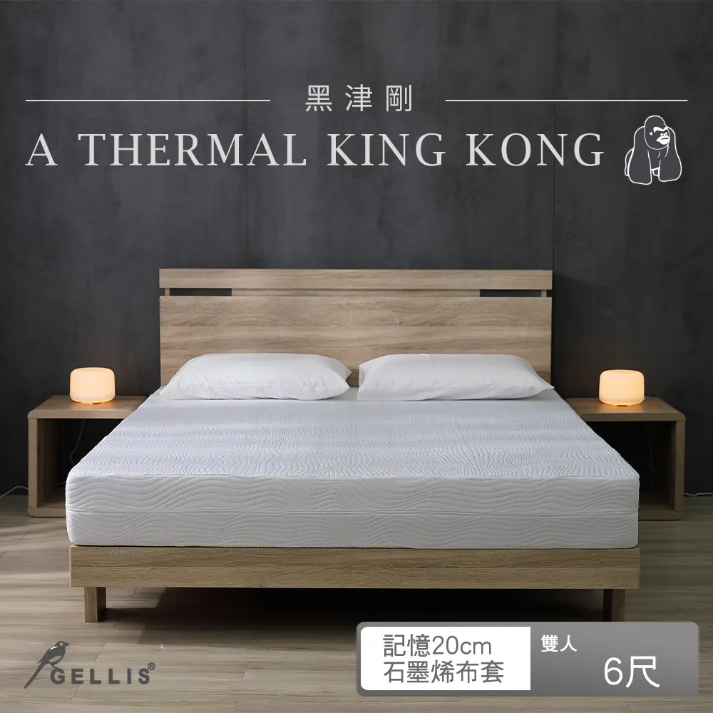 鵲利仕黑津剛雙適能複合式竹炭記憶綿床墊_標準單人3尺20cm厚GBK-KM03020B 歷史價格詳細信息