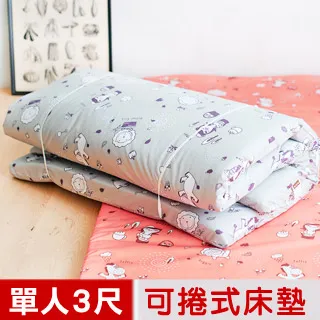 學生外宿必備 大青竹芯混編軟式 三折冬夏兩用床墊 單人/雙人床 歷史價格詳細信息