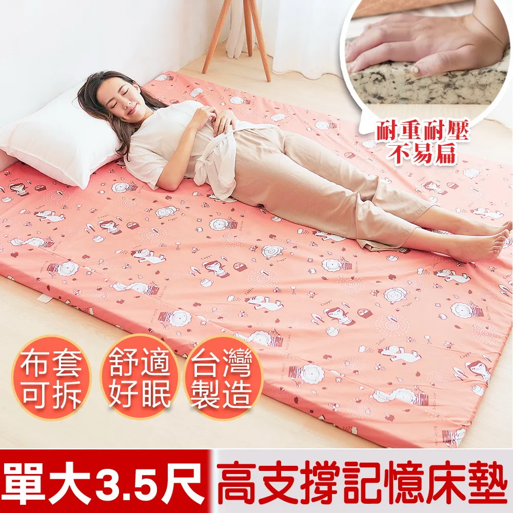 #可拆洗 記憶床墊/雙人床墊/學生床墊《5尺8cm全記憶波浪雙人記憶床墊》-瑜憶森活館 歷史價格詳細信息