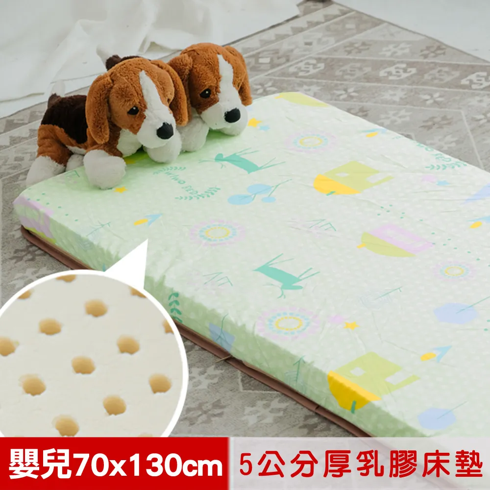 【米夢家居】 夢想家園-冬夏兩用馬來西亞進口100%天然乳膠床墊-5公分厚-單人加大3.5尺(深夢藍) 歷史價格詳細信息