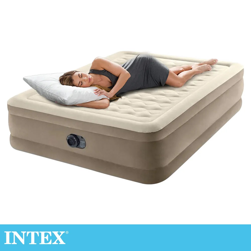 INTEX 豪華雙氣室加高雙人加大充氣床墊-寬152x高51cm (64163ED) 歷史價格詳細信息