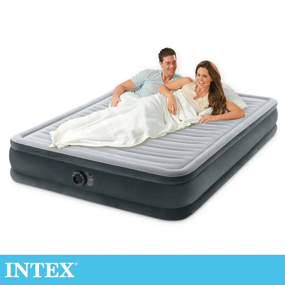 INTEX 豪華雙氣室加高雙人加大充氣床墊-寬152x高51cm (64163ED) 歷史價格詳細信息