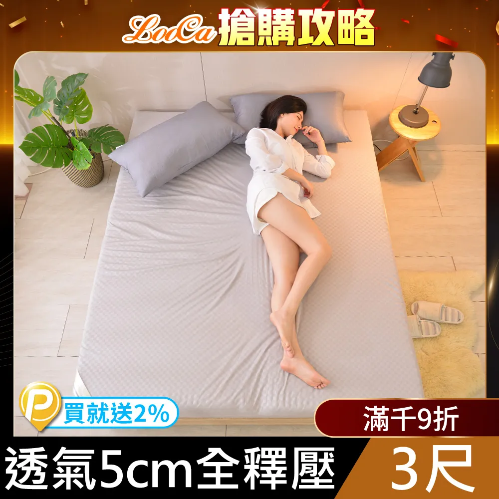 5CM透氣床墊-單人3尺竹碳纖維 台灣製造 歷史價格詳細信息