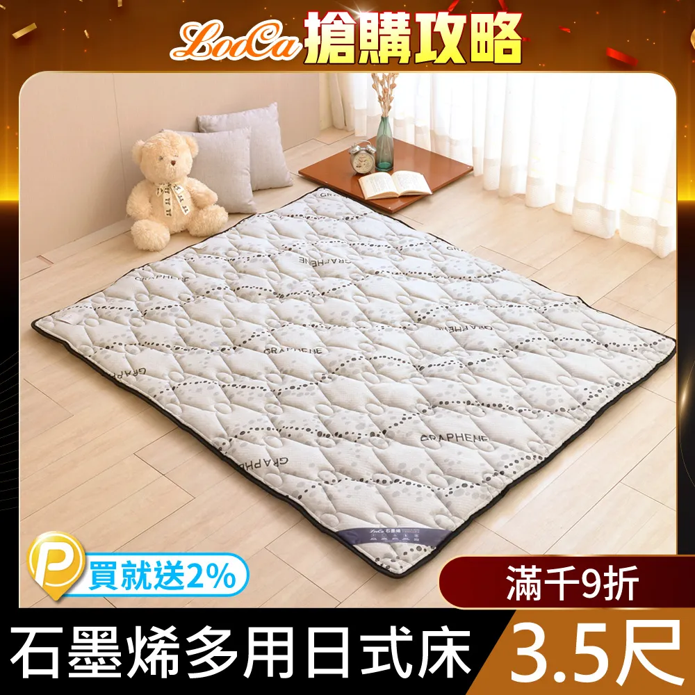 LooCa 超厚8cm兩用日式床墊3M防潑水-雙人5尺 歷史價格詳細信息