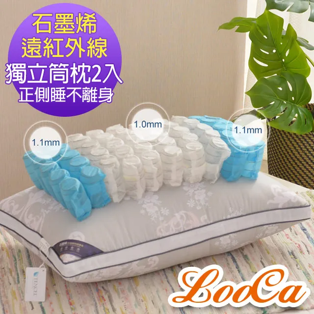 【LooCa】石墨烯遠紅外線獨立筒床墊輕量型(雙人5尺-循環組) 歷史價格詳細信息