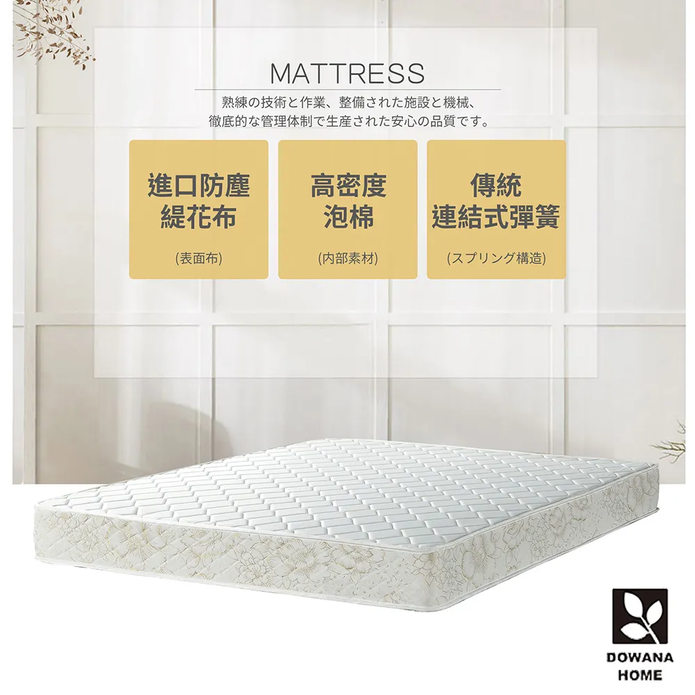 【多瓦娜】傑夫傳統蓆面二線雙人連結式床墊-5尺 價格比較,價格查詢,歷史價格詳細信息