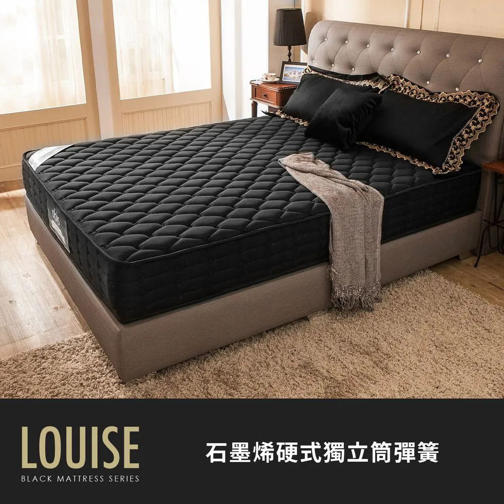 【obis】雙人5尺 Louise鑽黑矮獨立筒壓縮無毒薄床墊[雙人5×6.2尺] 歷史價格詳細信息