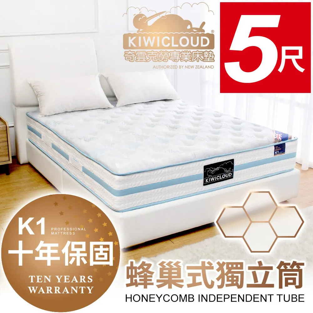KiwiCloud專業床墊-K1 奧克蘭 獨立筒彈簧床墊-6×7尺特大雙人 歷史價格詳細信息