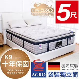 KiwiCloud專業床墊-K9 威靈頓 獨立筒彈簧床墊-5尺標準雙人 歷史價格詳細信息