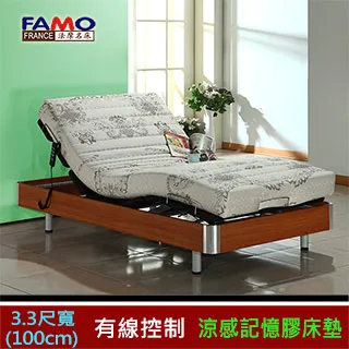 FAMO【舒活】線控電動床台組+A6急冷膠床墊雙人(6尺寬) 歷史價格詳細信息