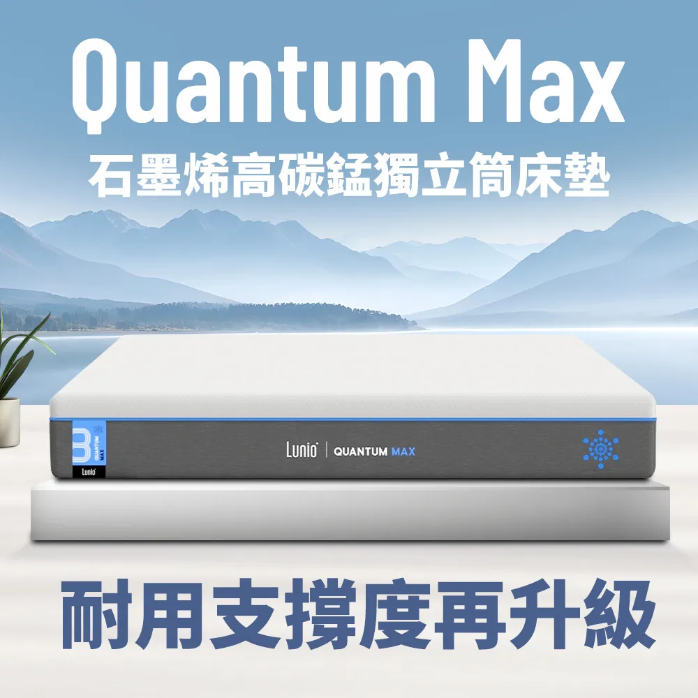 Quantum Max石墨烯獨立筒床墊 單人加大3.5尺104X188 (石墨烯高碳錳鋼 涼感透氣 高衝擊耐壓) 歷史價格詳細信息