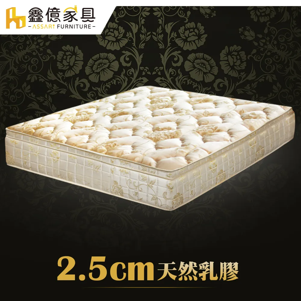 ASSARI-典藏2.5cm備長炭三線強化側邊獨立筒床墊-(單人3尺.單大3.5尺.雙人5尺.雙大6尺) 歷史價格詳細信息