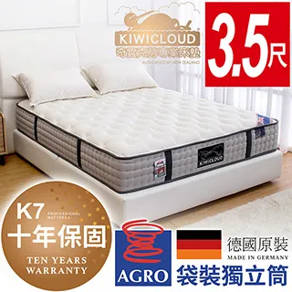 KiwiCloud專業床墊-K7 尼爾森 獨立筒彈簧床墊-5尺標準雙人 歷史價格詳細信息