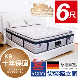 KiwiCloud專業床墊-日本涼感冰晶紗兒童超薄型13cm連結式彈簧床墊-5尺標準雙人 歷史價格詳細信息