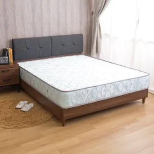 【瑪莉提系列】飯店星級款-歐式緹花高回彈正三線硬式5尺獨立筒床墊 歷史價格詳細信息