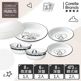 【CORELLE 康寧餐具】SNOOPY 6吋餐盤(106) 歷史價格詳細信息