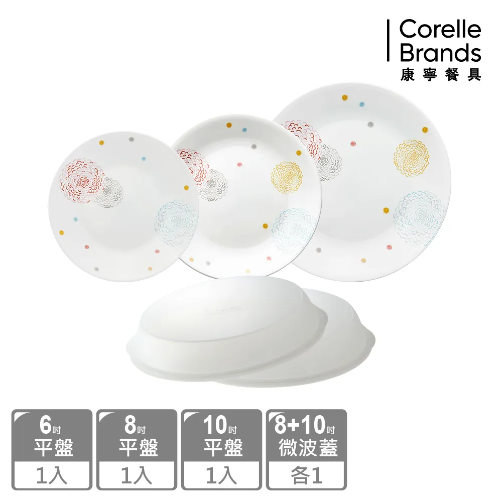 【美國康寧 Corelle】繽紛美夢5件式餐盤組(E03) 歷史價格詳細信息