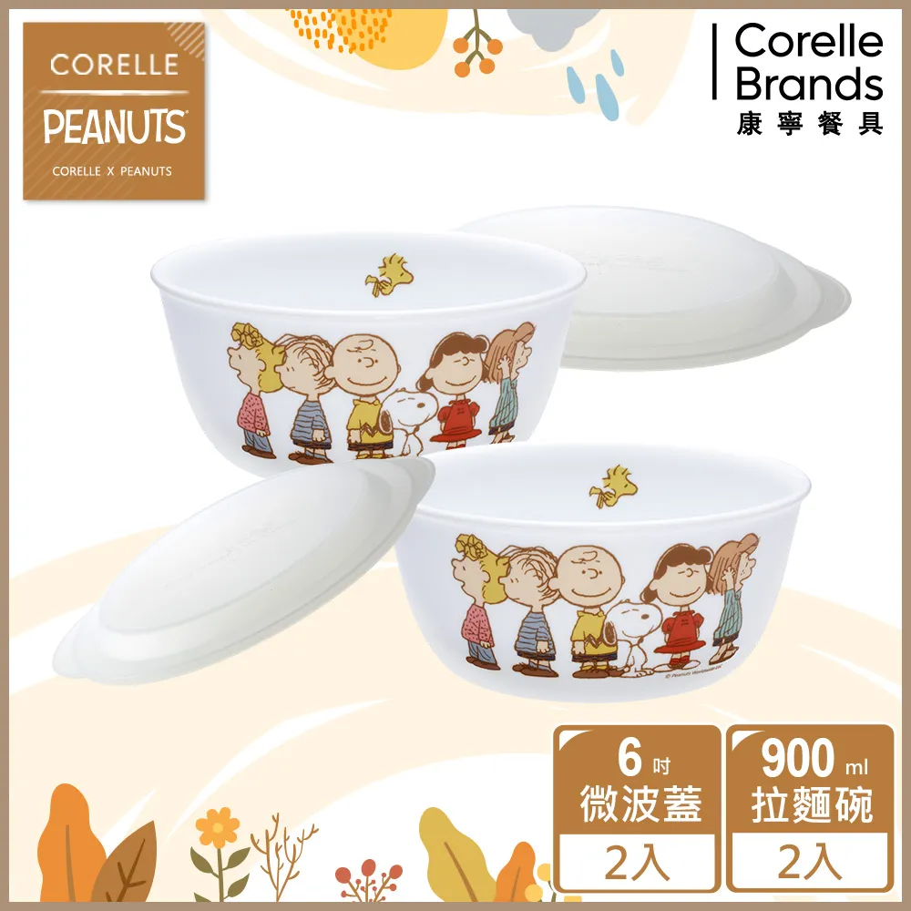【美國康寧 CORELLE】SNOOPY 4件式超值餐碗組-D16 歷史價格詳細信息