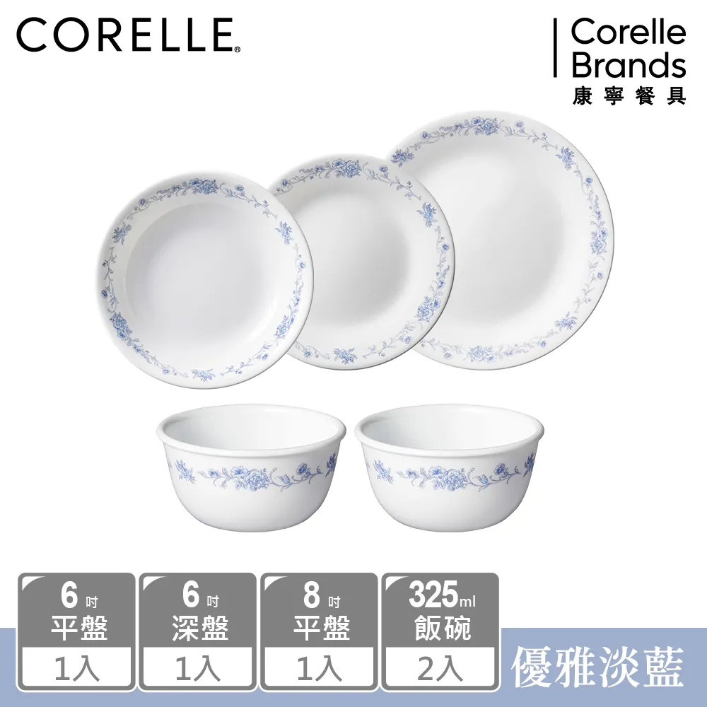 【CORELLE 康寧餐具】優雅淡藍900ML拉麵碗(428) 歷史價格詳細信息
