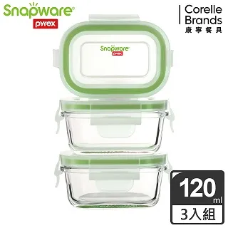 【Snapware 康寧密扣】全新升級寶寶副食品玻璃保鮮盒6入裝 歷史價格詳細信息