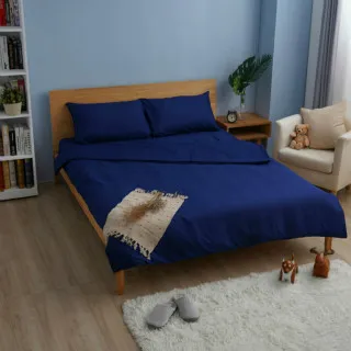 純粹素色加大床包 時尚藍  【大潤發】 歷史價格詳細信息
