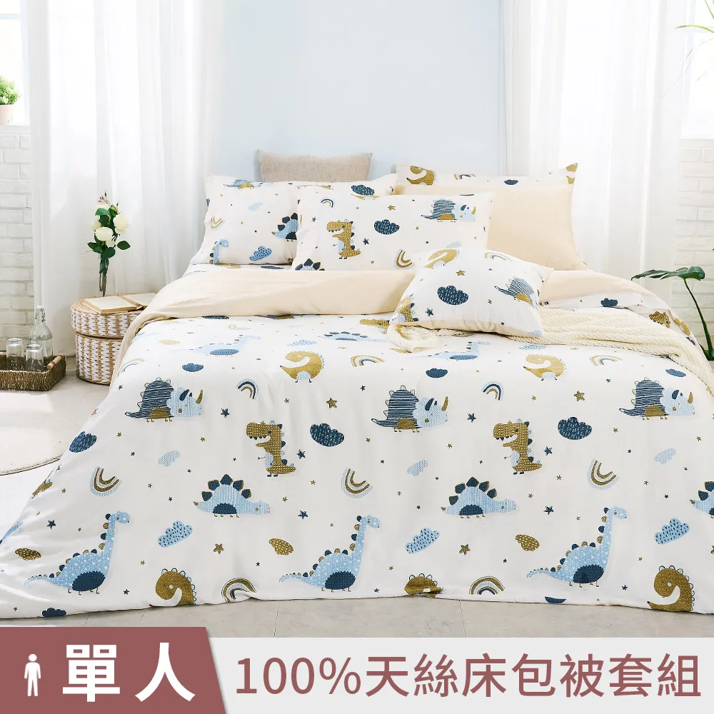 【DUYAN 竹漾】40支100%天絲單人床包二件組 / 瑞比蝶夢 台灣製 歷史價格詳細信息