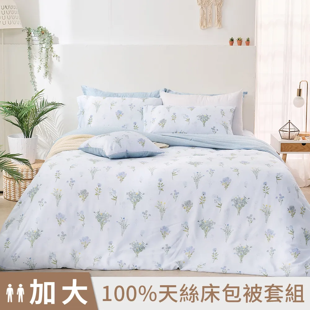 【DUYAN 竹漾】40支100%天絲雙人床包三件組 / 清雅花夢 台灣製 歷史價格詳細信息