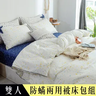 【Betrise】淺芸春色 雙人-環保印染德國防螨抗菌100%精梳棉四件式兩用被床包組 歷史價格詳細信息