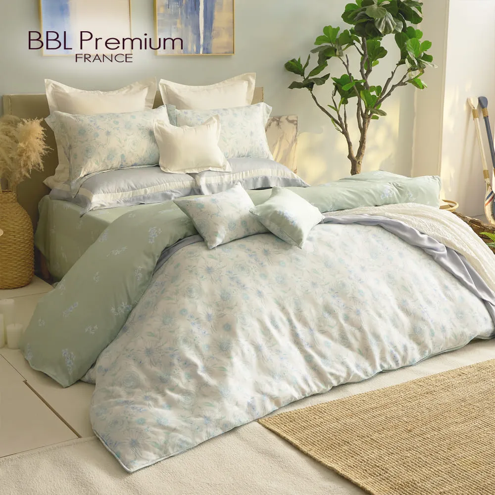 【BBL Premium】100%天絲印花床包組(藍茵花漾)｜品牌旗艦店 歷史價格詳細信息