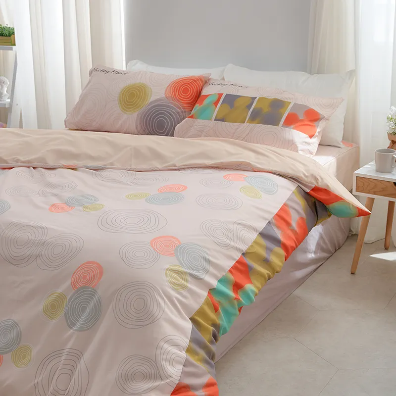 【戀家小舖】台灣製 迪士尼 正版授權 單人床包枕套二件組-米奇海灘樂 歷史價格詳細信息