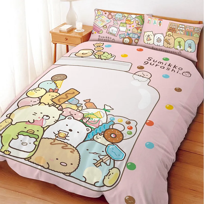戀家小舖【角落小夥伴 夾夾樂粉】床包枕套組 角落生物 台灣製 單人床包 雙人 加大 日本授權 歷史價格詳細信息