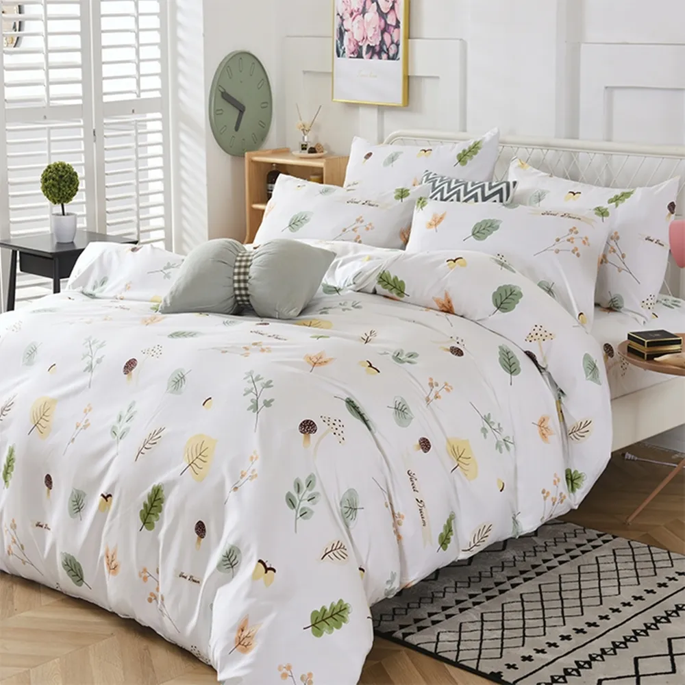 【艾唯家居】單人柔絲棉床包薄被套3件組 3M吸濕排汗機能 台灣製(夏幕綠水) 歷史價格詳細信息