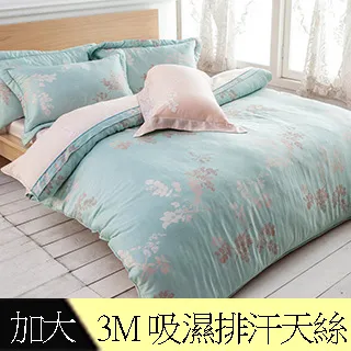 【Betrise飄絮】加大-3M專利天絲吸濕排汗四件式兩用被床包組-採用3M專利吸濕排汗藥劑 歷史價格詳細信息