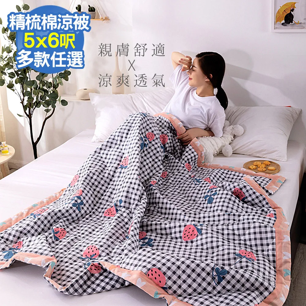 【Aibo】歐式壓框40支精梳棉時尚涼被(中性風格) 歷史價格詳細信息