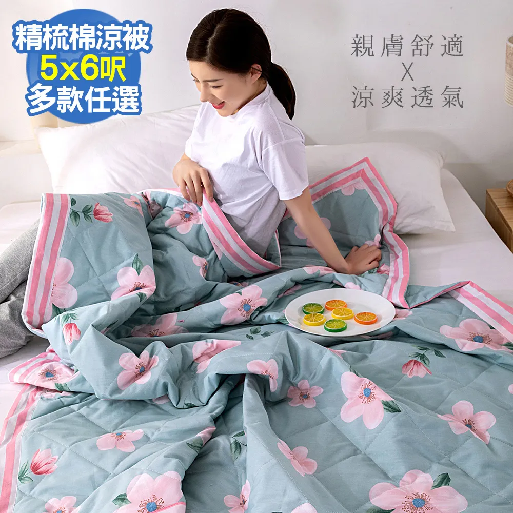 【Aibo】歐式壓框40支精梳棉時尚涼被(中性風格) 歷史價格詳細信息