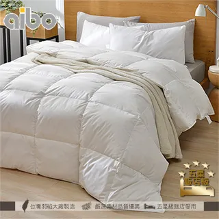 【Aibo】台灣製造100%天然水鳥羽絲絨雙人保暖冬被 歷史價格詳細信息