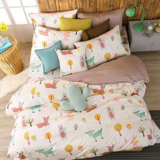 鴻宇 100%精梳棉 眠眠兔 粉 雙人特大四件式兩用被床包組 歷史價格詳細信息