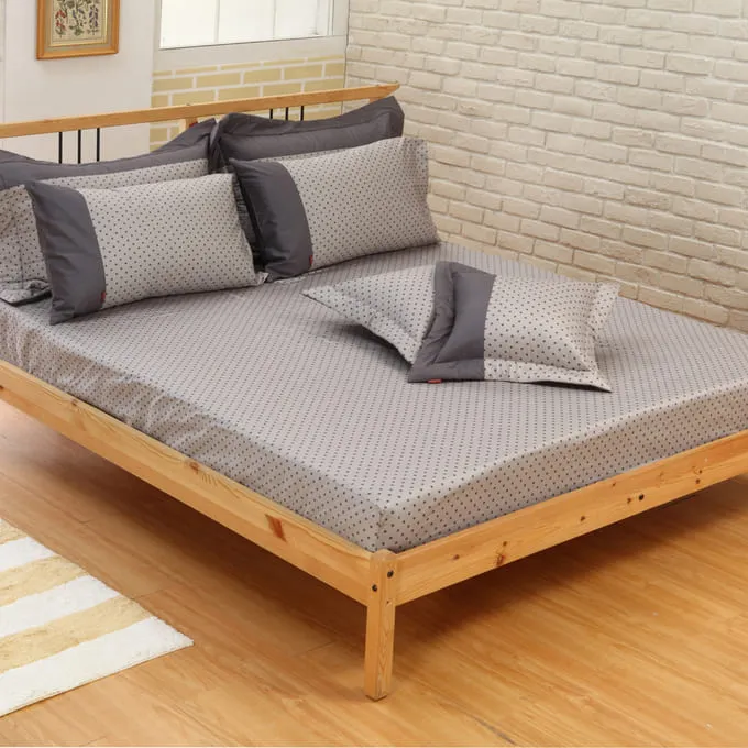 《40支紗》雙人床包枕套三件式【共9色】心粉彩 100%精梳棉-麗塔寢飾- 歷史價格詳細信息