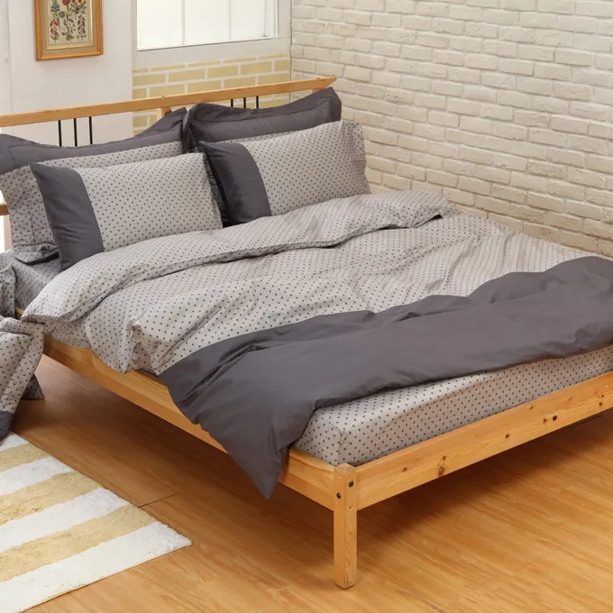 《40支紗》雙人床包薄被套四件式【共9色】心粉彩 100%精梳棉-麗塔寢飾- 歷史價格詳細信息