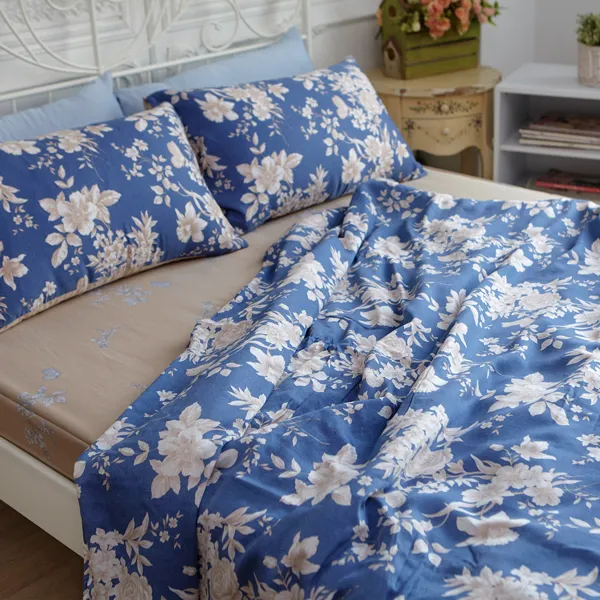 BELLE VIE 涼感天絲雙人加大床包兩用被四件組  濃情時光 歷史價格詳細信息