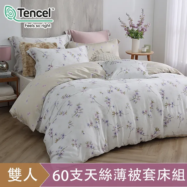 HOYACASA洛妮卡 雙人四件式抗菌天絲兩用被床包組 歷史價格詳細信息