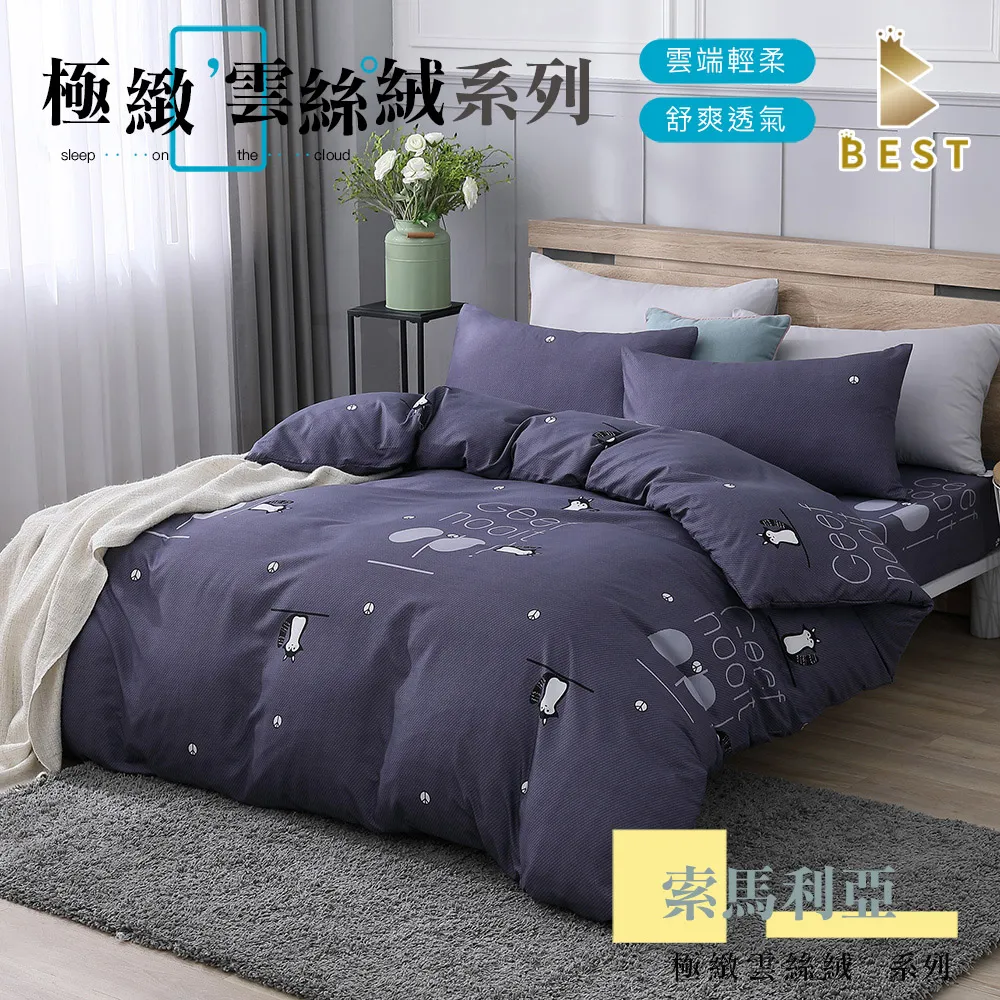 【BEST貝思特】極致雲絲 床包枕套組or薄被套一件 單人 雙人 加大 特大 均一價 小方格 歷史價格詳細信息