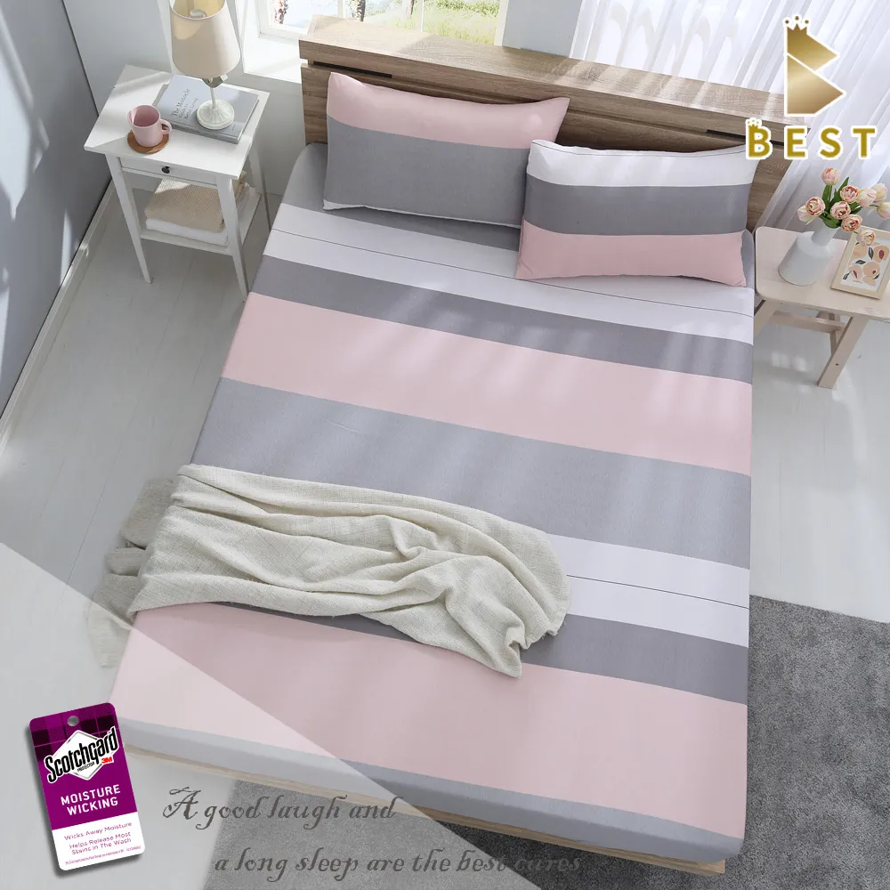 BEST貝思特_雙人天絲床包枕套三件組 生活遊樂場(3M吸濕排汗專利技術) 歷史價格詳細信息