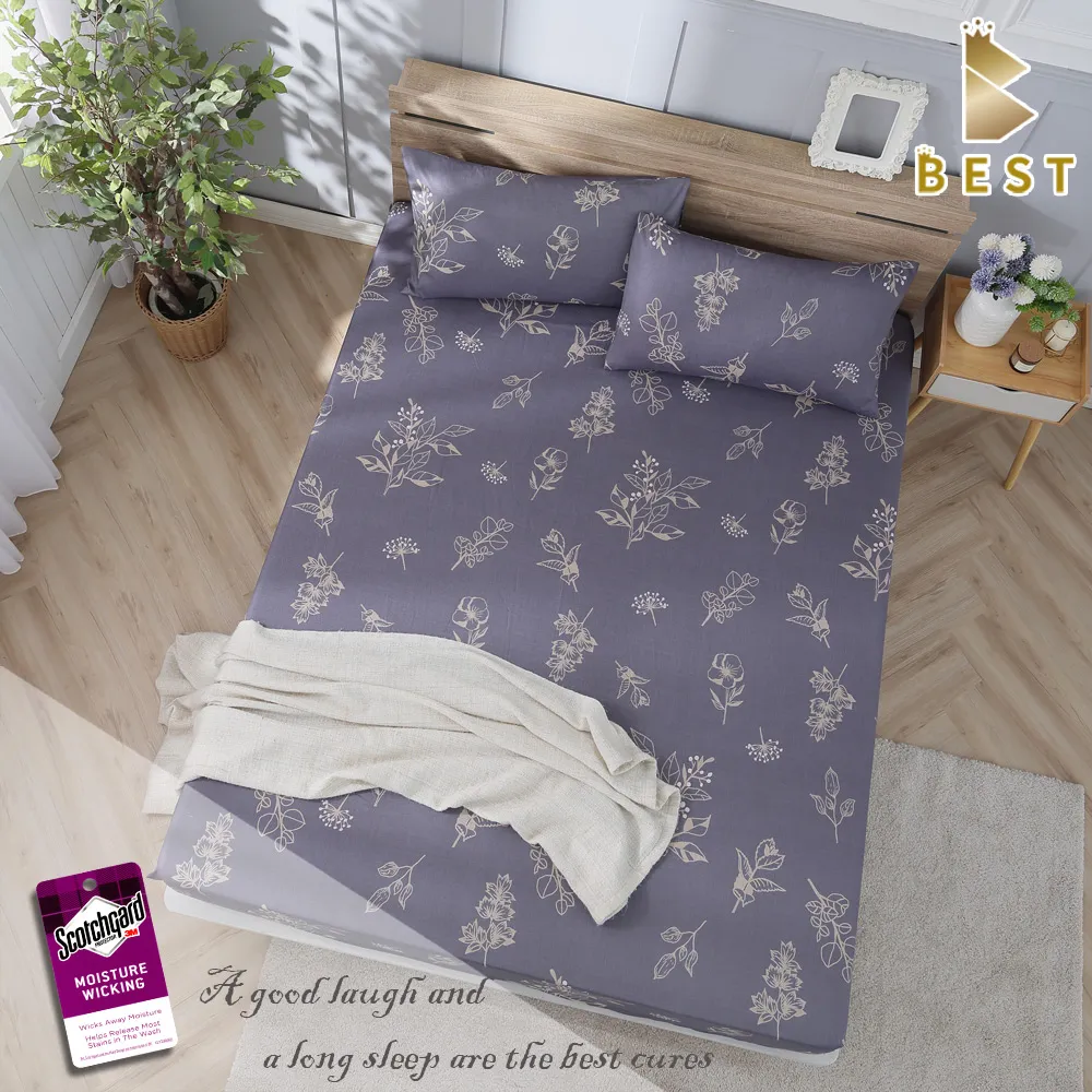 BEST貝思特_雙人天絲床包枕套三件組 生活遊樂場(3M吸濕排汗專利技術) 歷史價格詳細信息