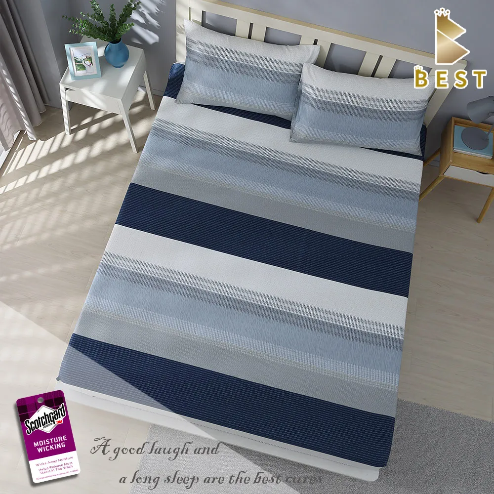 BEST貝思特_雙人天絲床包枕套三件組 生活遊樂場(3M吸濕排汗專利技術) 歷史價格詳細信息