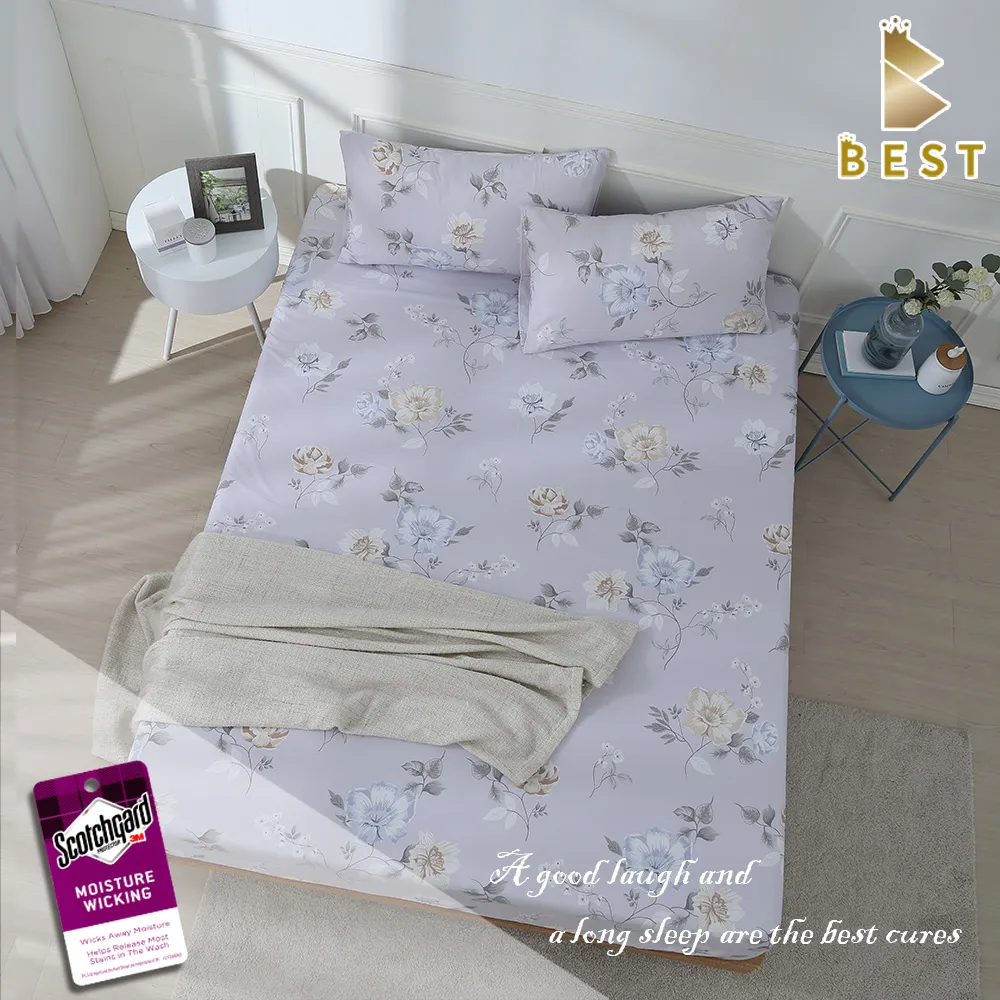 BEST貝思特_雙人天絲床包枕套三件組 生活遊樂場(3M吸濕排汗專利技術) 歷史價格詳細信息