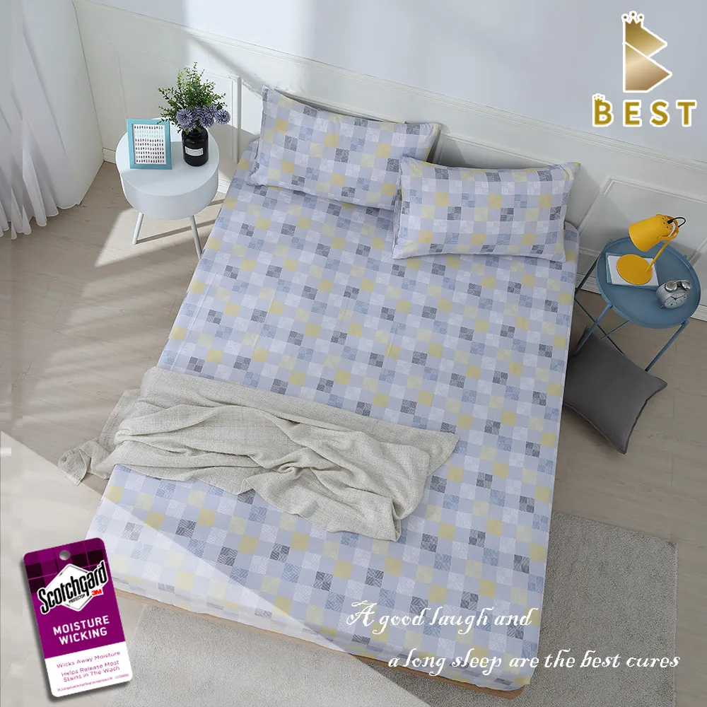 BEST貝思特_雙人天絲床包枕套三件組 生活遊樂場(3M吸濕排汗專利技術) 歷史價格詳細信息