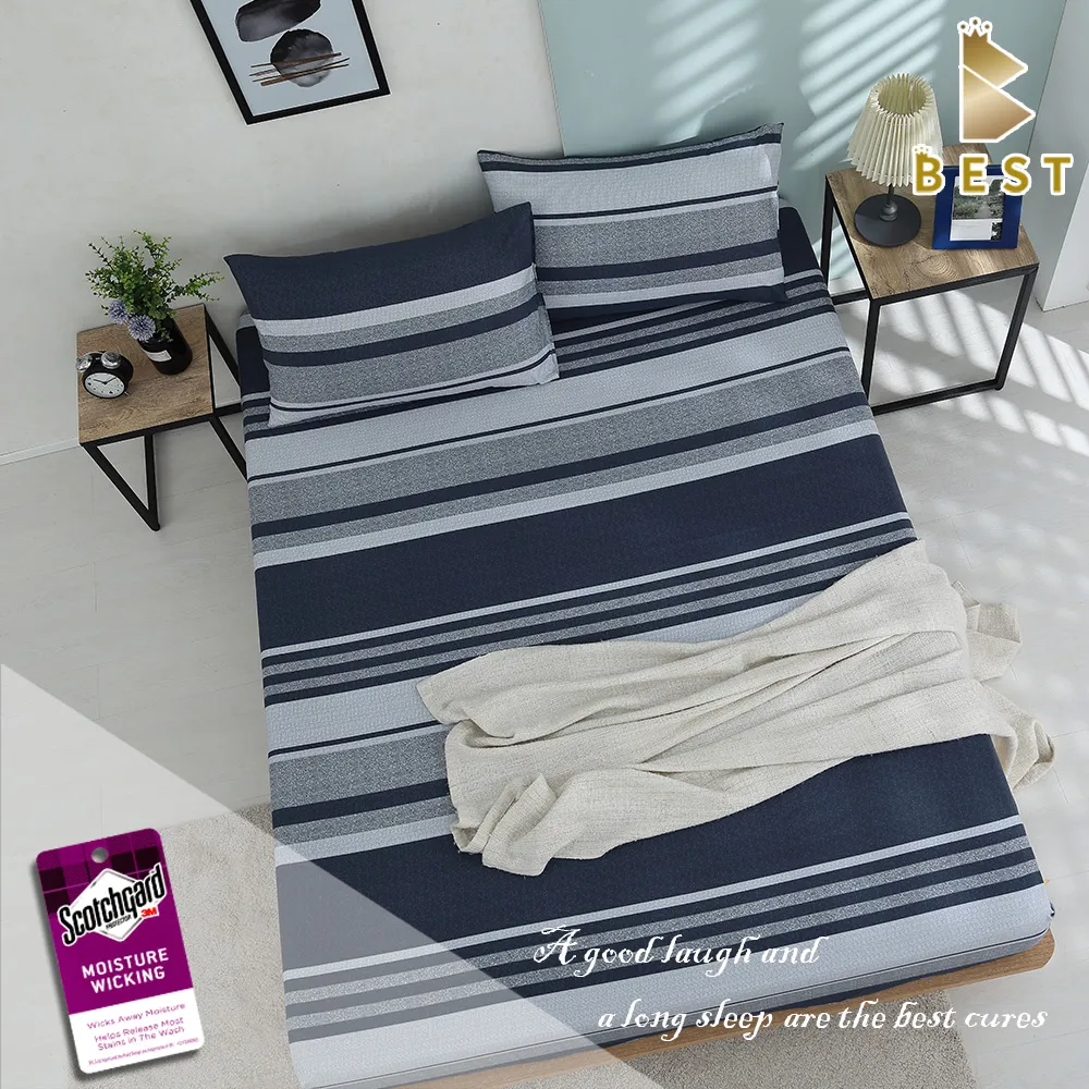 BEST貝思特_雙人天絲床包枕套三件組 生活遊樂場(3M吸濕排汗專利技術) 歷史價格詳細信息