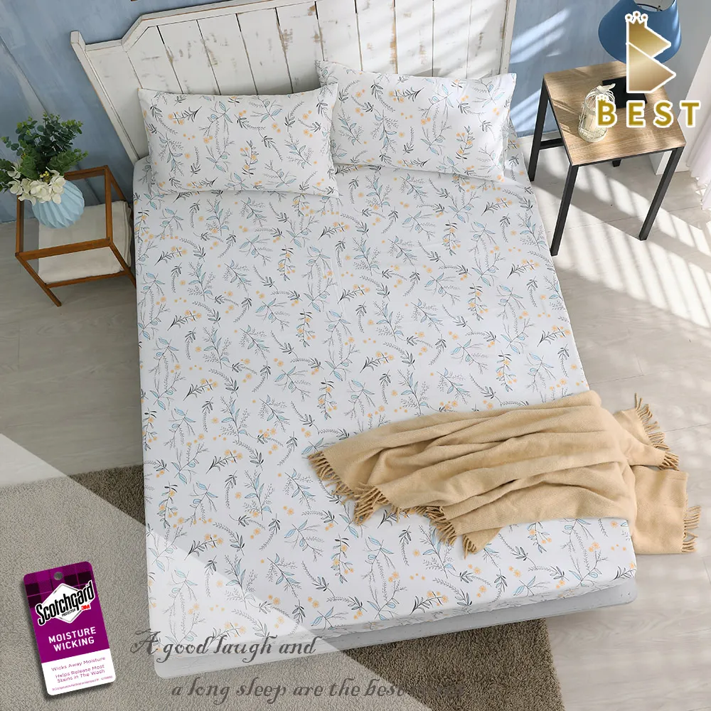 BEST貝思特_雙人天絲床包枕套三件組 生活遊樂場(3M吸濕排汗專利技術) 歷史價格詳細信息